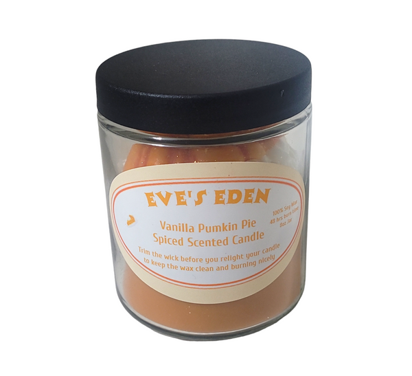 Eve's Eden Vanilla Pumkin Pie Spiced Scented Candle